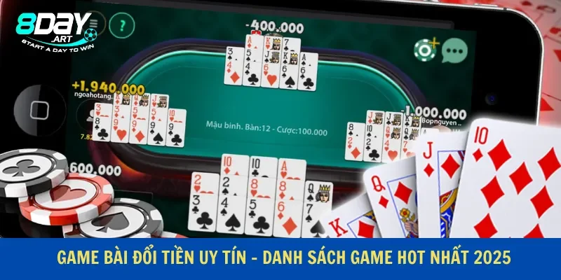 Game bài đổi tiền uy tín – Danh sách game hot nhất 2025